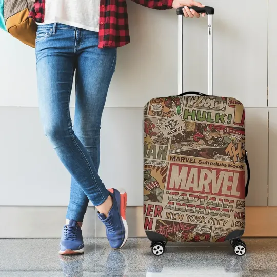 Marvel Suitcase, Superhero Luggageg, Cartoon Underwater
