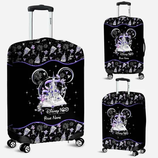 Discover Personalized Disney Anniversary Luggage Cover