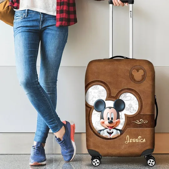 Personalized Disney Mickey Mouse Luggage Cover