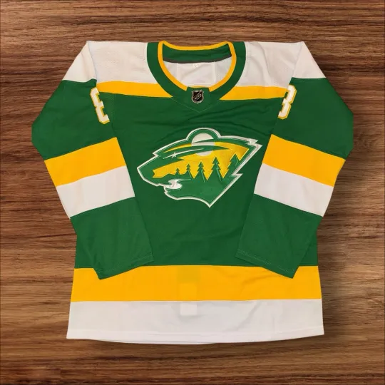 Discover Zeev Buium Minnesota Wild Green Hockey Jersey