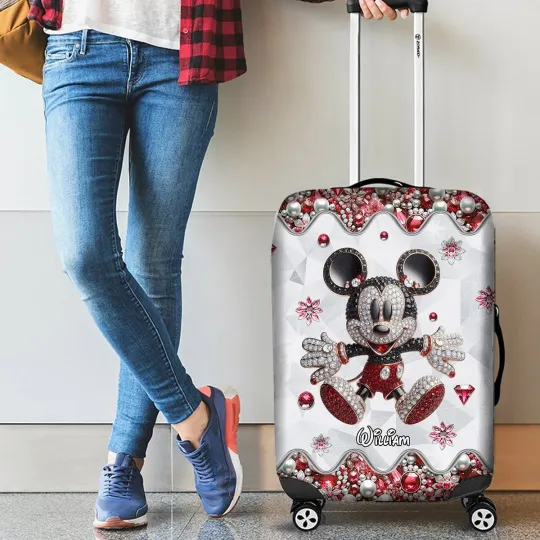 Personalized Disney Mickey Mouse Luggage Cover
