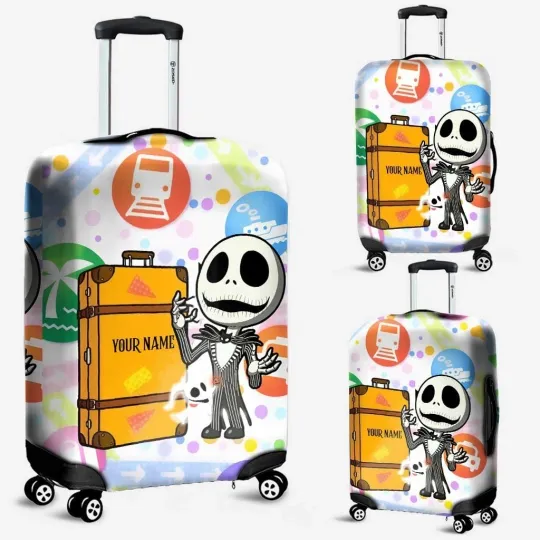 Discover Personalized Jack Skellington Luggage Cover
