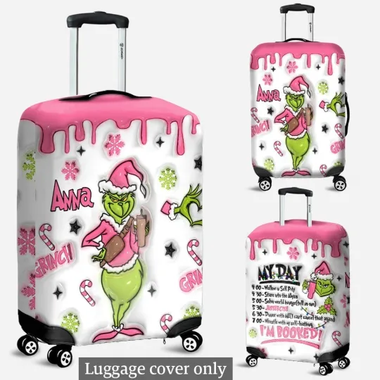 Discover Personalized funny character Mischief Luggage Cover