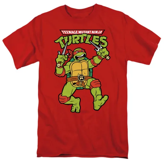 TMNT Retro Raph Men’s T-Shirt Ninja Turtles Tee