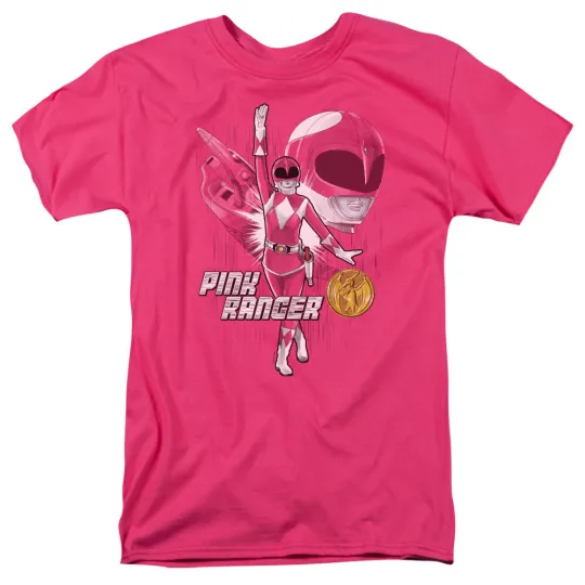 Power Rangers Pink Ranger Pose Men's T-Shirt