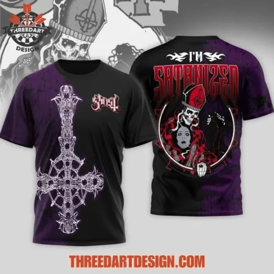 Ghost Band I’m Satanized All Over Print T-Shirt 3D