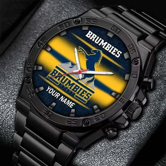 Discover Brumbies TSR Personalized Steel Watch For Fan
