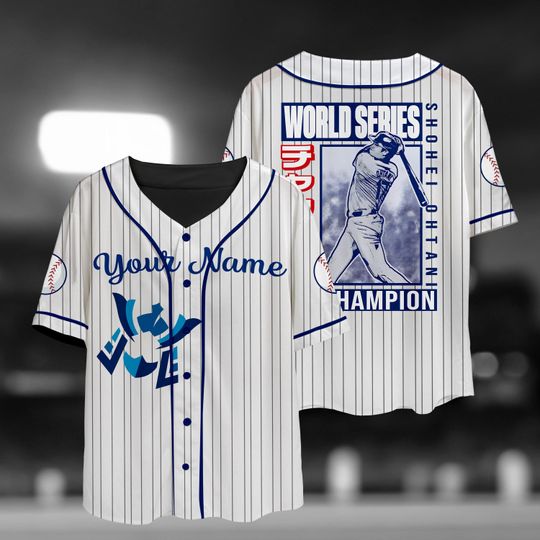 Discover Custom World Series Style Baseball Jersey, Personalized Sports Jersey