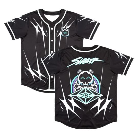 Discover Cyberpunk Baseball Jersey with Graphic Rave Design for Festival Outfits