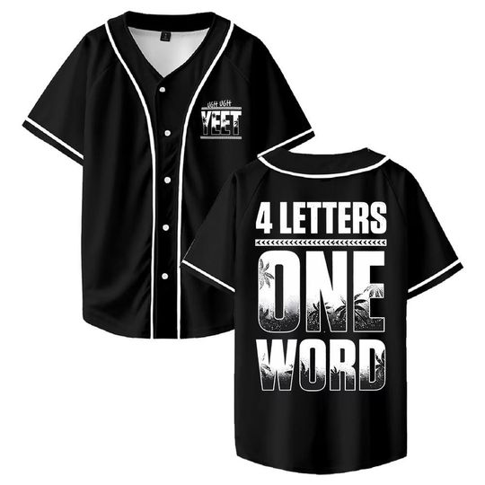 Discover Funny Quote Baseball Jersey, Streetwear Graphic Sports Top, Unisex Baseball Jersey