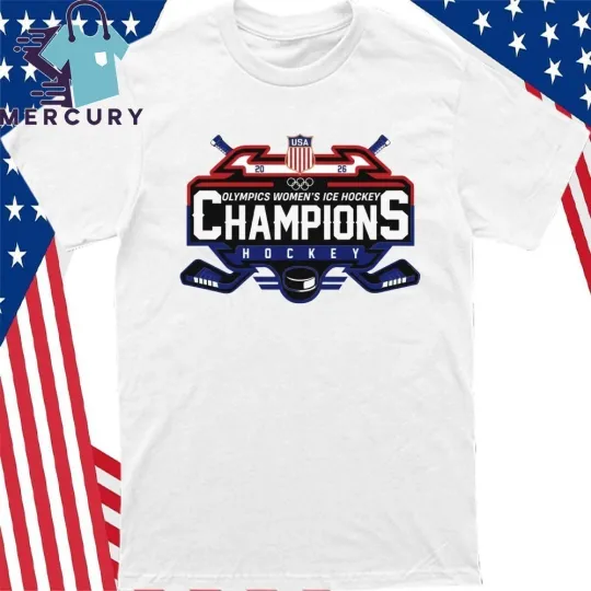 Discover Team USA Winter Olympics Women’s ICE Hockey Champions 2026 Shirt