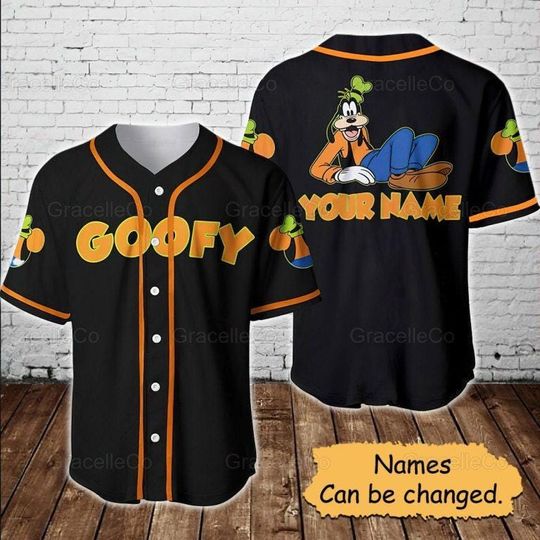 Discover Personalized Goofy Baseball Jersey Shirt, Disney Goofy Jersey Shirt, Disney Trip Baseball Shirt, Goofy Disney Tee, Funny Disney Shirt,
