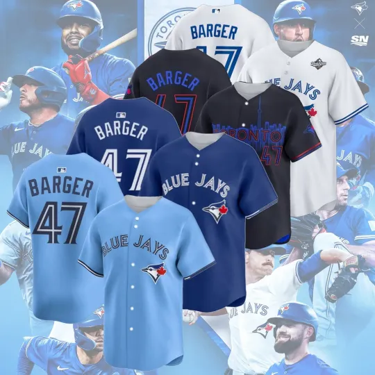Discover Barger #47 Addison Toronto Blue Player Number & Name AOP Gift Fan