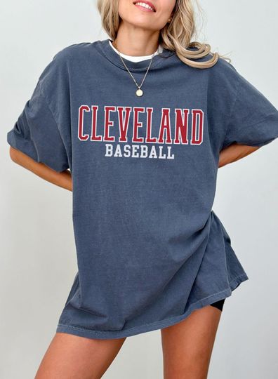 Discover Comfort Colors Cleveland Baseball Shirt Cleveland Shirt Cleveland Game Day Apparel