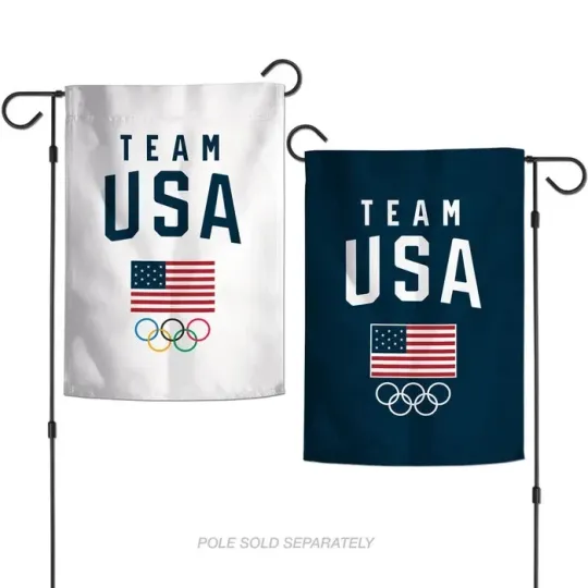 2026 TEAM USA USOC OLYMPICS GARDEN FLAG MILAN 12.5 X 18