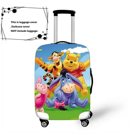 Discover Disney Winnie The Pooh and Friends Luggage Cover, Gift For Cartoon Lovers