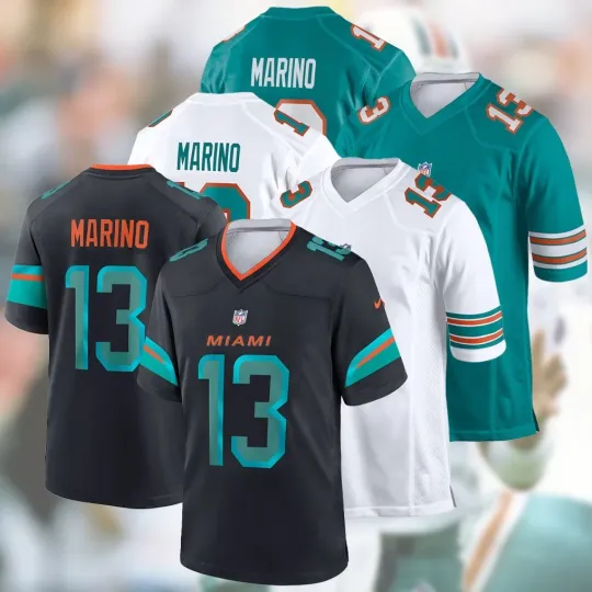 Discover Dan #13 Marino Miami Player Name & Number AOP Gift Fan