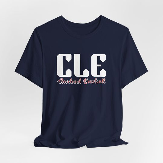 Discover CLE Cleveland Baseball Fan Tee, Baseball Shirt, Baseball Fan, Ohio Baseball Fan Gift, Gift for Men and Women, Mom Gift, Dad Gift, Kids Gift