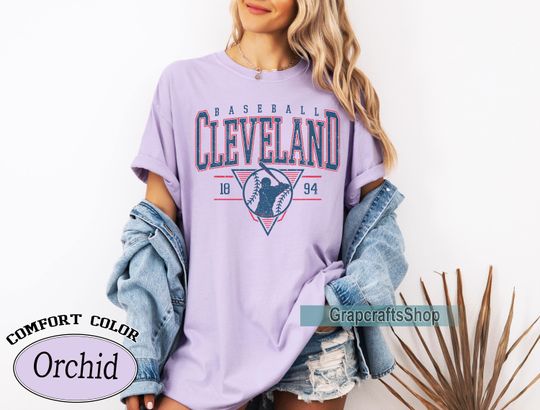 Discover Cleveland Baseball Comfort Color Tee, Cleveland Baseball Shirt, Baseball Comfort Color Tee, Baseball Gift, Cleveland Baseball Sweater