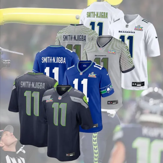 Discover Stitched Jaxon #11 Smith.Njigba Seattle S Benito Bowl Fan Made