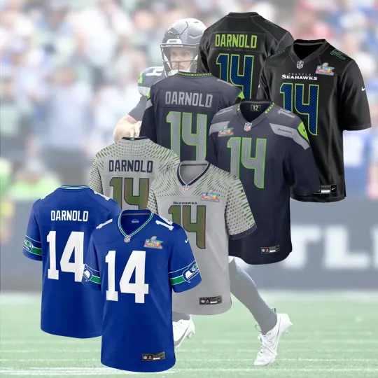 Discover Stitched Sam #14 Darnold  Seattle S Benito Bowl Fan Made