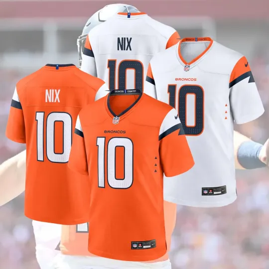 Discover Bo #10 Nix Denver B 2025 Name & Number Player Stitched Gift Fan Made