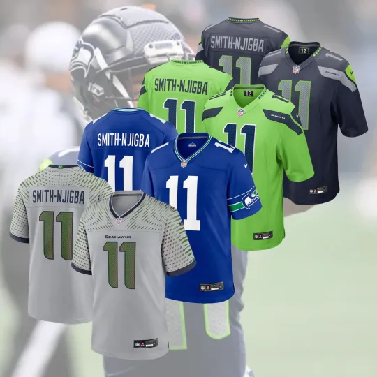 Discover Smith-Njigba#11 Seattle S Name & Number Player Stitched Gift Fan Made