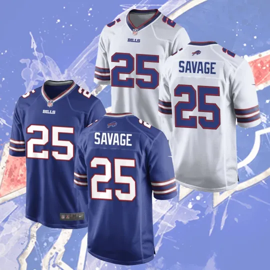 Discover HOT! Welcome Stitched  Darnell #25 Savage Buffalo B Name & Number Gift Fan