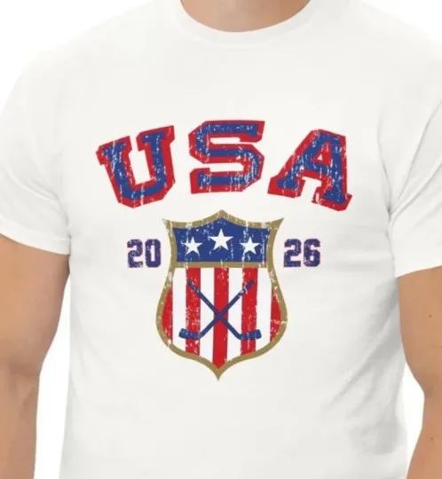 Discover USA Olympic Hockey Shirt 2026 | Adult Hockey Shirt