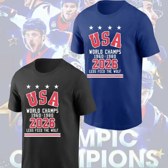 NEW! USA Hockey Team 2026 Winter Olympics Gold Medal Unisex Gifts For Fans