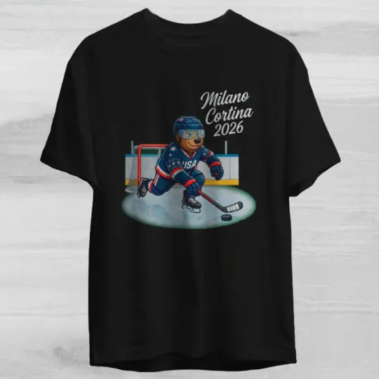 Discover USA winter olympiics 2026, Usa Team Hockey T-Shirt USA Size