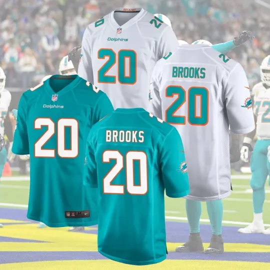 Discover Stitched Jordyn #20 Brooks Miami D Name & Number Gift Fan