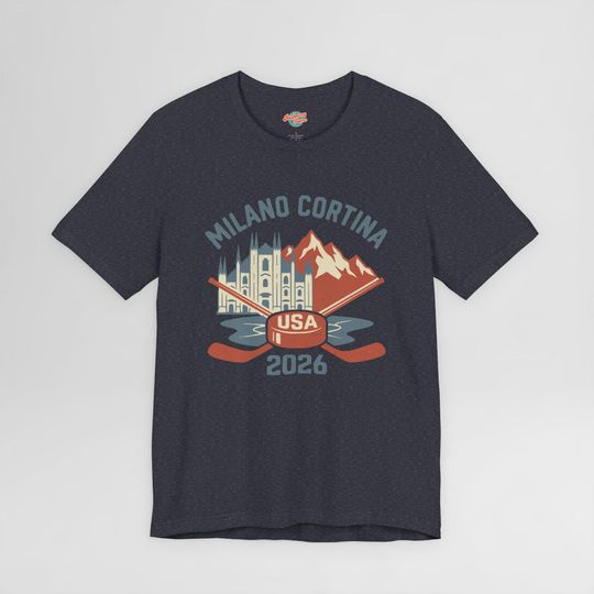 2026 Winter Games Milano Cortina USA Hockey T-Shirt