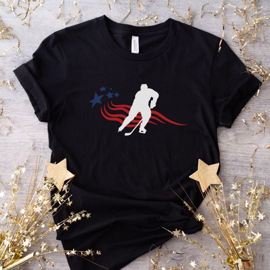 Discover Ice Hockey Shirt, USA Ice Hockey Shirt, Winter Sports Tshirt, Goalie Shirt, USA Shirt, Ice Hockey Lover Gift, Ice Hockey Player Tee