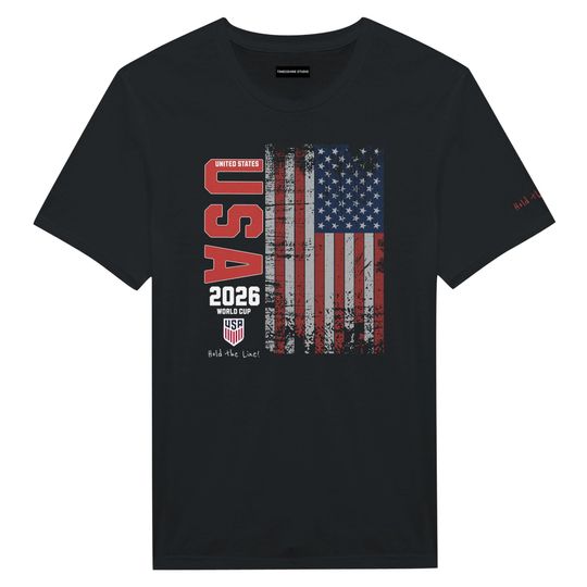 USA World Cup 2026 T-Shirt Black Edition | American Soccer Fan | USMNT Pride