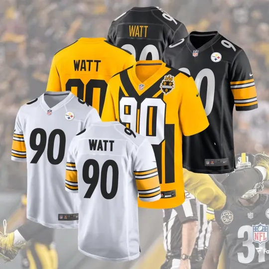 Discover Stitched T.J #90 Watt Pittsburgh S Name & Number Fan Made