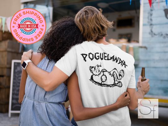 Poguelandia Flag T-Shirt Chicken in Crocs OBX Pogue Life Tee