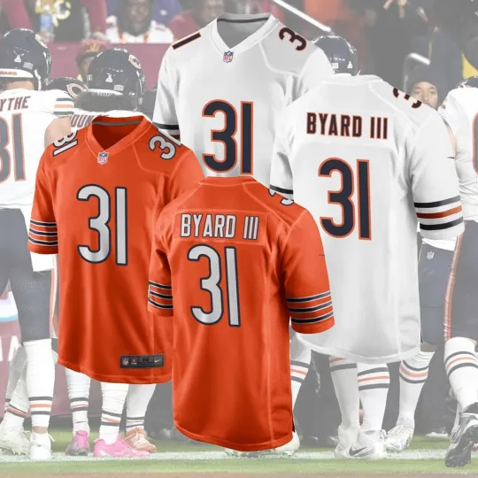 Discover Stitched Kevin #31 Byard III Chicago B Name & Number Gift Fan