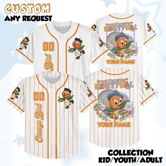 Discover Personalized Epcot international Festival of the Arts shirt, Mickey & friends Figment Orange Bird Epcot Family matching shirts
