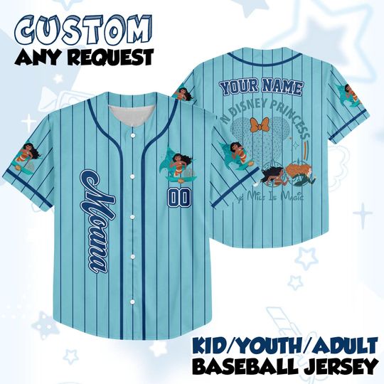 Discover Disney Moana Princess 10K Baseball Jersey, Disney Moana Ocean Runner Team Shirt, RunDisney Princess Half Marathon, Moana Runner Gift Shirt