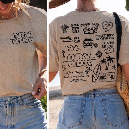 OBX Shirt, OBX TShirt, Tee Shirt, John B, JJ Shirt, Pogue Life, P4L, Poguelandia, Twinkie, Paradise On Earth, Unisex Short Sleeve