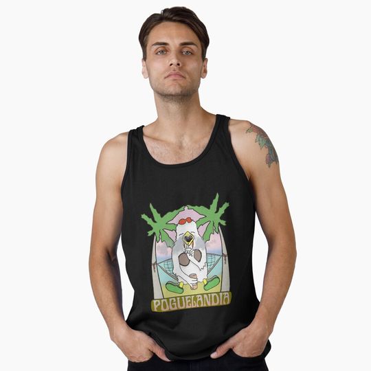 Poguelandia Flag II Chicken Joint Coconut Bra Crocs Tank Top
