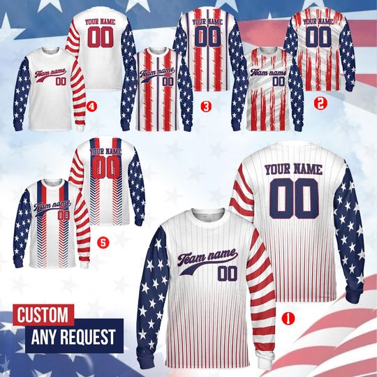 Discover 4th of July Hockey Jersey, America 250 Years Independence Day Hockey Shirt, Custom Name Number Patriotic Jersey. Team Uniform