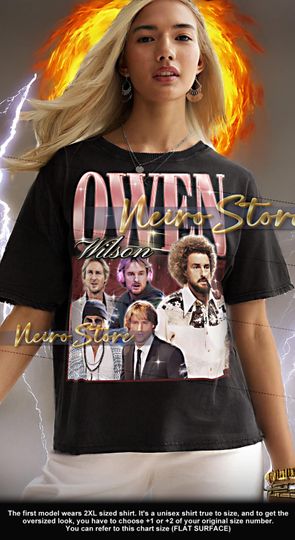 Owen Wilson T-Shirt - Vintage 90s Retro Tee, Comedy Movie Star