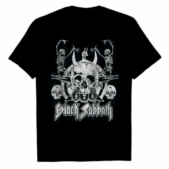 Discover Black Sabbath Dancing Skeletons Ozzy Osbourne Band T-Shirt