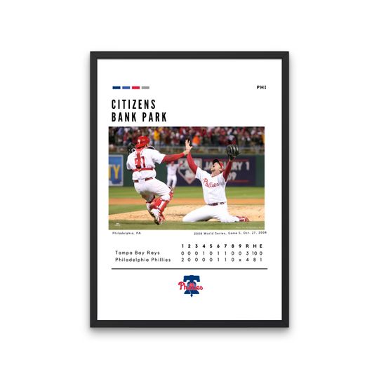 2008 World Series Brad Lidge Philadelphia Phillies Poster