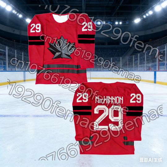 Discover 2026 Canadian Spring/Summer New Men's Hockey Jersey | McDavid/MacKinnon Fan Edition Breathable Casual Sportswear T-shirt