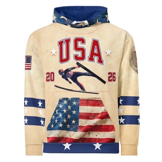 Discover USA Ski Jumping- Hoodie