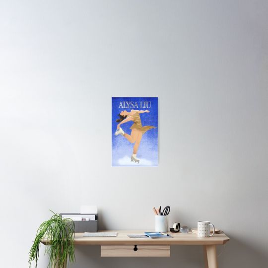 Discover Liunatic Figure Skater Full Illustration Poster
