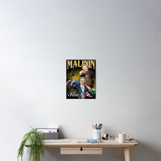 Discover Ilia Malinin Quad Jump Legend Vintage , Poster